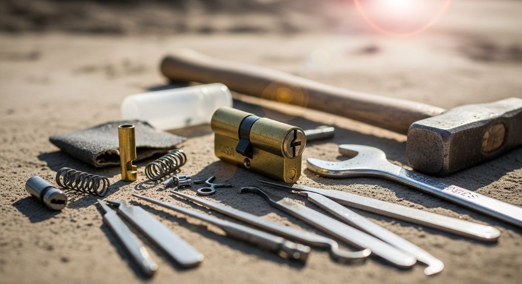 Instalación bombín KABA en Los Cármenes